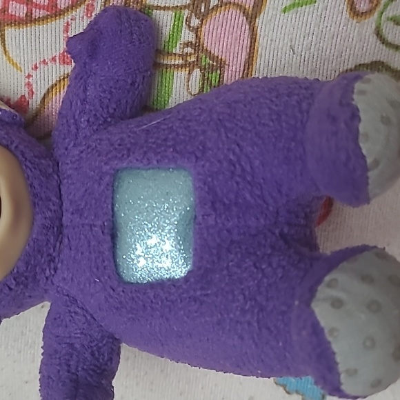 Vintage Teletubbies Tinky Winky Plush Zippered Clip - Picture 3 of 5